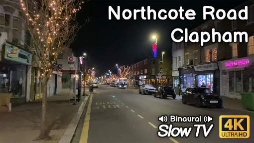 Christmas Lights on Northcote Road, Clapham