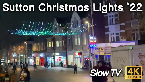 Sutton High Street’s Christmas Lights 2022