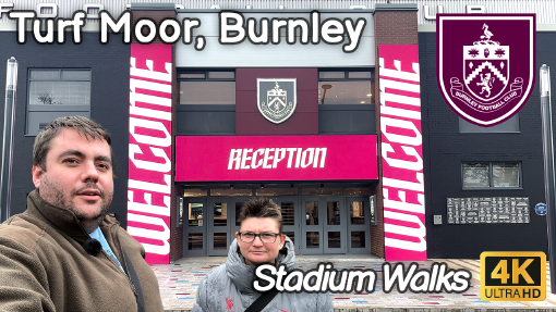 Walking to Turf Moor Football Ground and Burnley Town Centre
